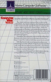Computer War (cartridge) Box Art