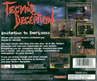 Tecmo's Deception: Invitation to Darkness (color disc) Box Art