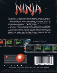 Last Ninja, The (cassette) Box Art