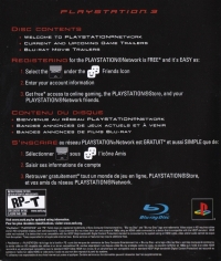Welcome to PlayStation 3 and PlayStation Network (BD / BCUS-98156R) Box Art