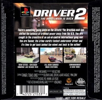 Driver 2 (Not for Resale) Box Art