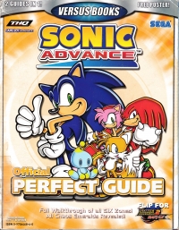 Sonic Adventure 2:Battle/Sonic Advance Official Perfect Guide Versus Books Box Art