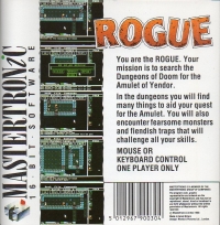 Rogue - Mastertronic Box Art