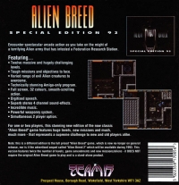 Alien Breed - Special Edition 92 Box Art
