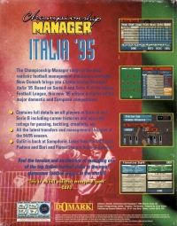 Championship Manager Italia '95 Box Art