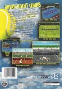 27 HQ Pictures Break Point Tennis Saturn : Break Point Tennis (Sega Saturn, 1996) Complete CIB Very ...