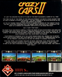 Crazy Cars II Box Art