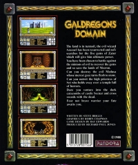 Galdregon's Domain Box Art