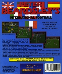 Peter Beardsley's International Football Box Art