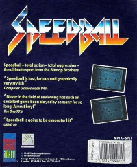 Speedball Box Art