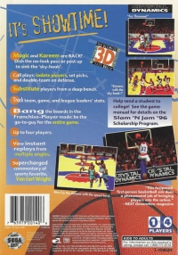 Slam 'n Jam '96 featuring Magic & Kareem - Signature Edition Box Art