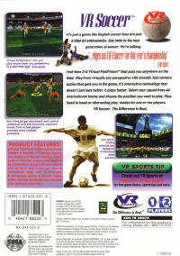 VR Soccer Box Art