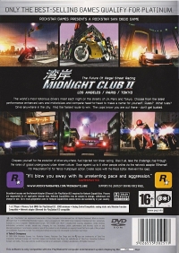 Midnight Club II - Platinum Box Art