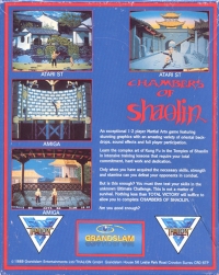 Chambers of Shaolin Box Art