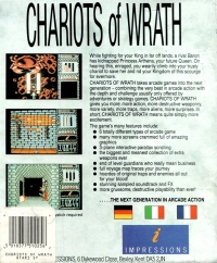 Chariots of Wrath Box Art