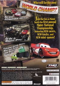 Disney/Pixar Cars: Mater-National Championship Box Art