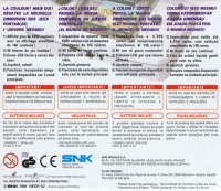 SNK Neo Geo Pocket Color (Platinum Silver) [EU] Box Art