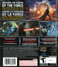 Star Wars: The Force Unleashed [CA] Box Art