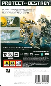 Transformers: The Game Box Art