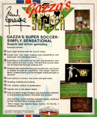 Gazza's Super Soccer Box Art