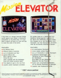 Mission Elevator Box Art