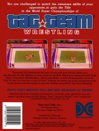 Tag Team Wrestling (circle Seal / 5 screw cartridge) Box Art