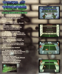 Turtle Table Tennis Simulation Box Art