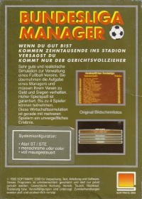 Bundesliga Manager Box Art