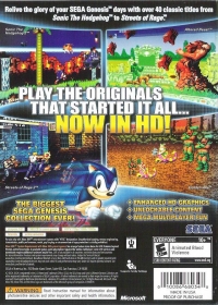 Sonic's Ultimate Genesis Collection Box Art