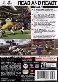 Madden NFL 08 Box Art