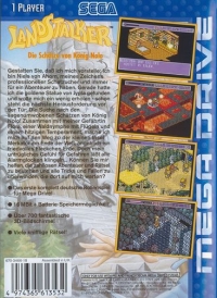 Landstalker: Die Schätze von König Nolo (blue cover) Box Art