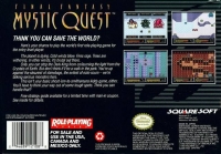 Final Fantasy: Mystic Quest Box Art