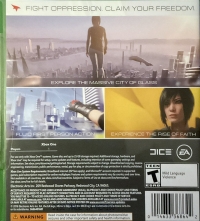 Mirror's Edge Catalyst Box Art