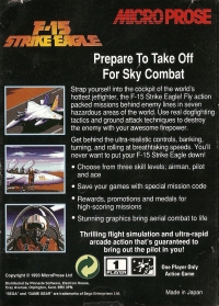 F-15 Strike Eagle Box Art