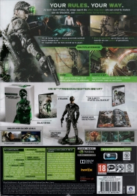 Tom Clancy's Splinter Cell: Blacklist - 5th Freedom Edition Box Art