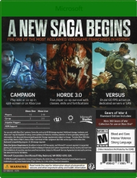 Gears of War 4 Box Art
