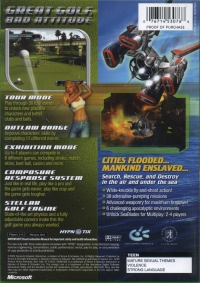 Outlaw Golf / SeaBlade Two-for-One Box Art