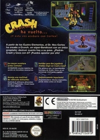 Crash Bandicoot: La Venganza de Cortex Box Art