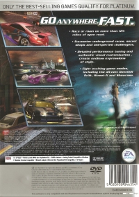 Need for Speed: Underground 2 - Platinum Box Art