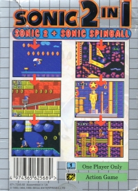 Sonic 2 in 1 Box Art