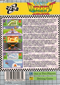 Sonic Drift Racing Box Art