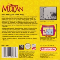 Disney's Mulan Box Art