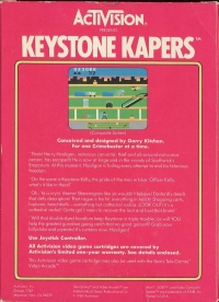 Keystone Kapers (blue text label) Box Art