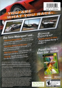 Forza Motorsport Demo Box Art