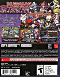 BlazBlue: Chrono Phantasma Extend Box Art