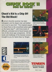 Chuck Rock II: Son of Chuck Box Art