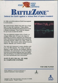 BattleZone Box Art