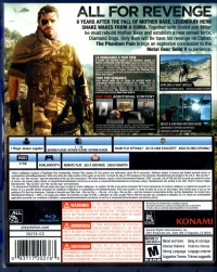 Metal Gear Solid V: The Phantom Pain - Day One Edition Box Art