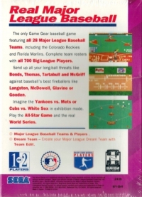 World Series Baseball Box Art