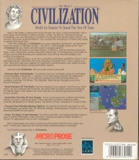 Sid Meier's Civilization (white label) Box Art